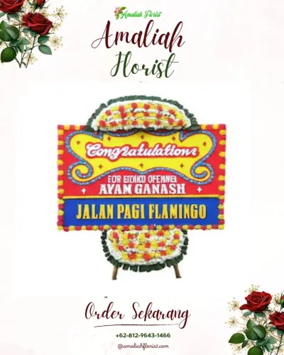 Bunga Papan Congratulation di Budeng